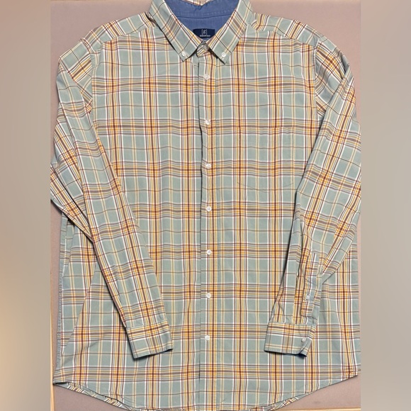 George Men's Classic Fit Casual Plaid Shirt 2XL (50-52) - Picture 4 of 5